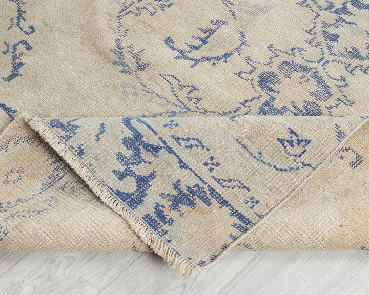 Multicolor Turkish Oushak Rug 3' x 8' Hand-Knotted | No. VR74540