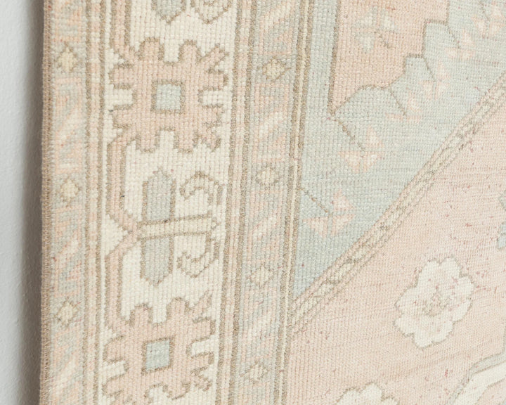 Blue Turkish Oushak Rug 4' 5" x 6' 4" Hand-Knotted | No. VR74795