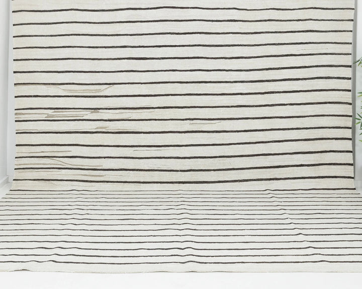 Black Kilim Rug 11' x 12' 6" | No. VR74889