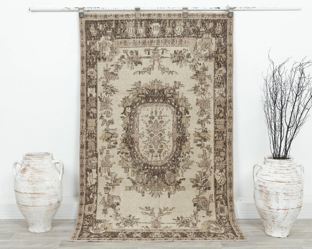 Oushak Rug 3' 8" x 6' 2" | No. VR75086