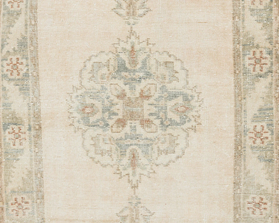 Multicolor Turkish Oushak Rug 2'11" x 11'5" Hand-Knotted | No. VR75169