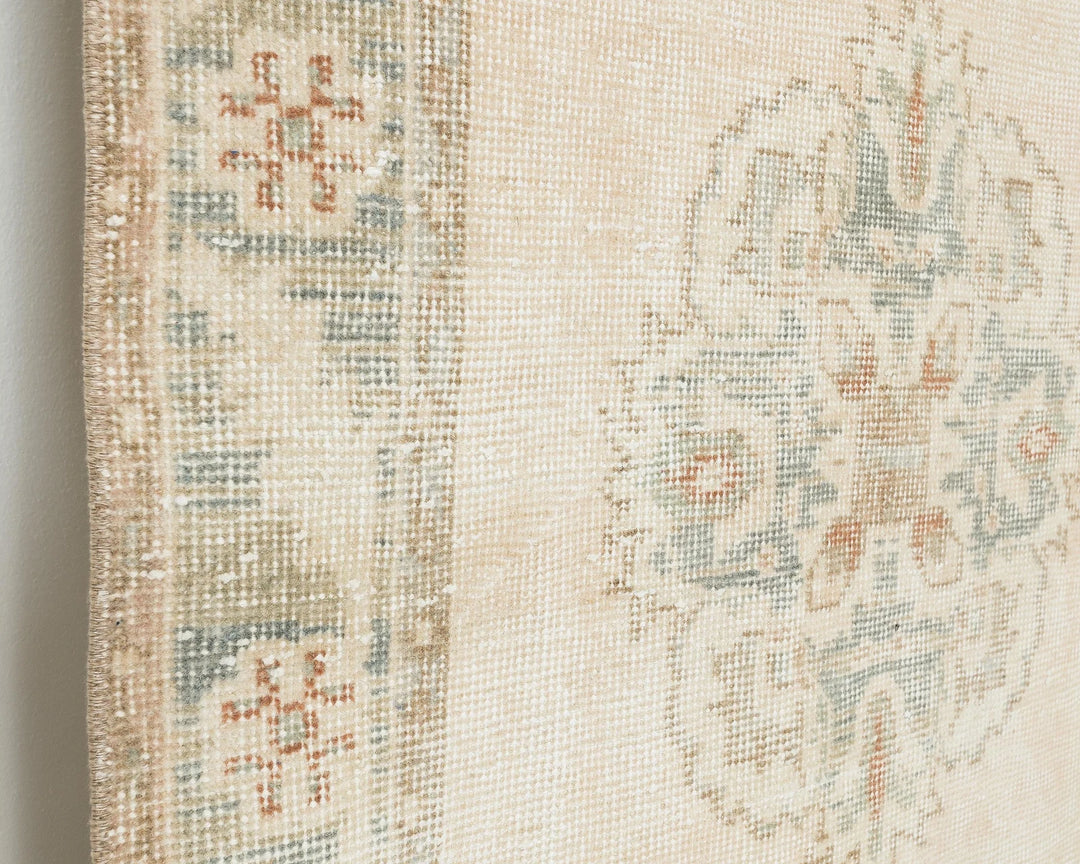 Multicolor Turkish Oushak Rug 2'11" x 11'5" Hand-Knotted | No. VR75169