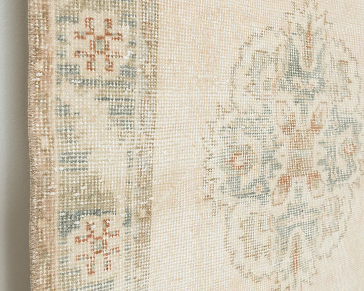 Multicolor Turkish Oushak Rug 2'11" x 11'5" Hand-Knotted | No. VR75169