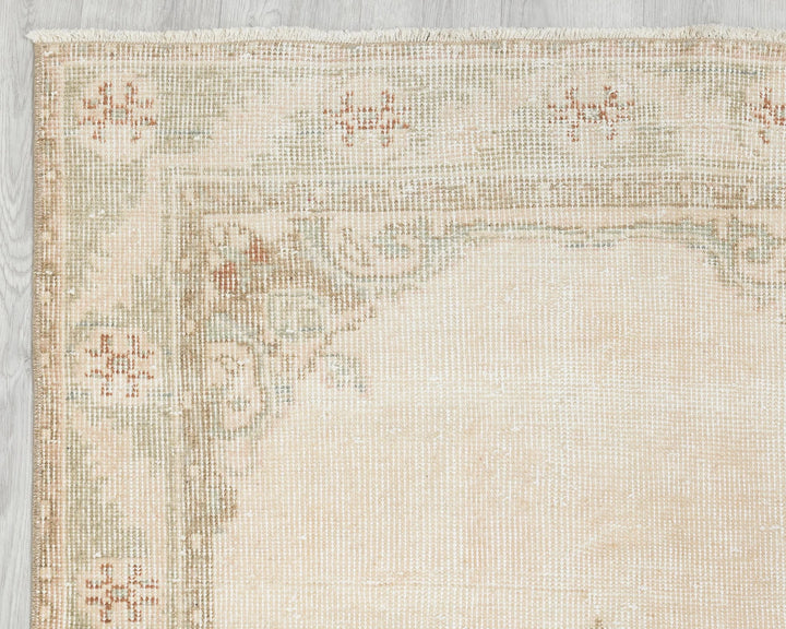 Multicolor Turkish Oushak Rug 2'11" x 11'5" Hand-Knotted | No. VR75169