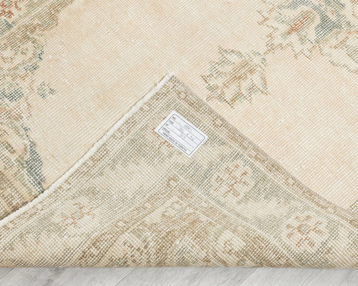 Multicolor Turkish Oushak Rug 2'11" x 11'5" Hand-Knotted | No. VR75169