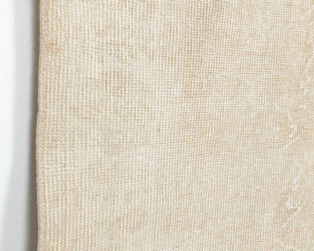 Beige Turkish Oushak Rug 3' 11" x 6' 7" Hand-Knotted | No. VR75177