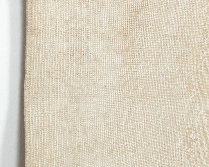 Beige Turkish Oushak Rug 3' 11" x 6' 7" Hand-Knotted | No. VR75177