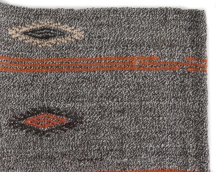 Gray Kilim Rug 5' 7" x 9' 2" | No. VR75236
