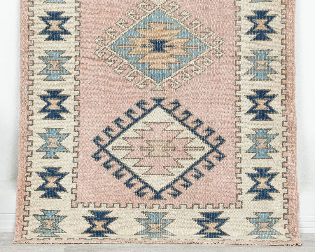 Multicolor Turkish Oushak Rug 3' x 4' 5" Hand-Knotted | No. VR75272