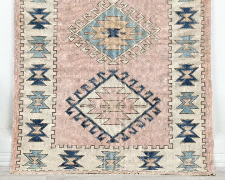 Multicolor Turkish Oushak Rug 3' x 4' 5" Hand-Knotted | No. VR75272