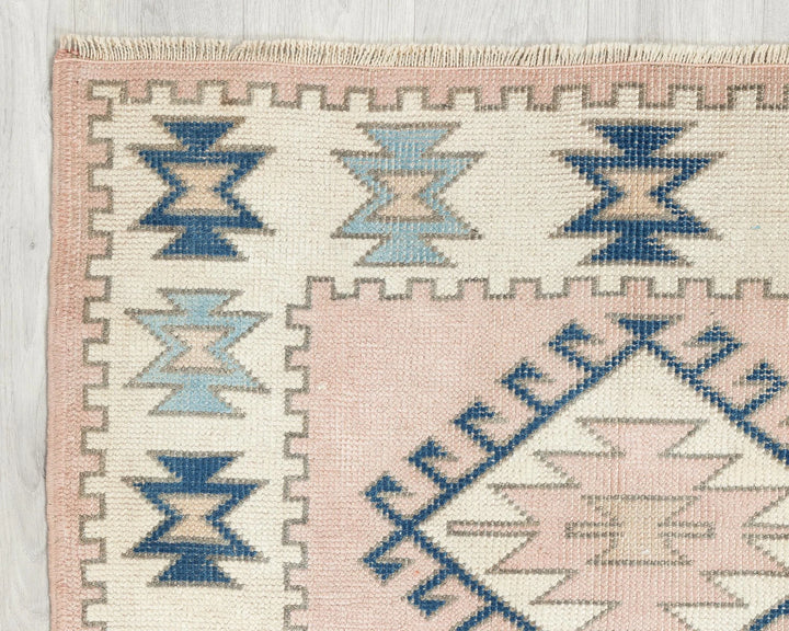 Multicolor Turkish Oushak Rug 3' x 4' 5" Hand-Knotted | No. VR75272