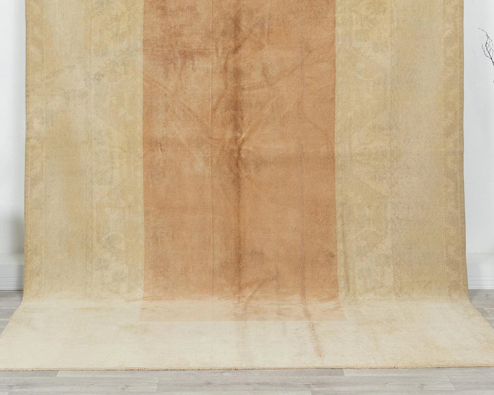 Multicolor Turkish Oushak Rug 6'5" x 9'4" Hand-Knotted | No. VR75321