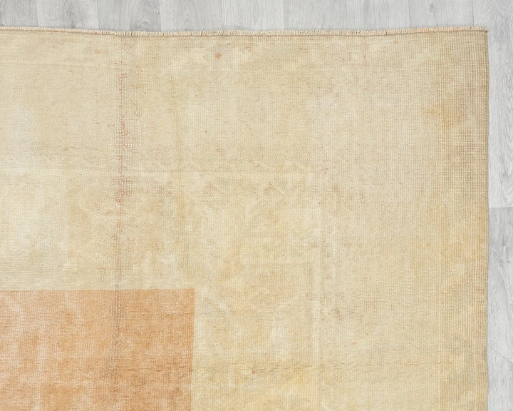 Multicolor Turkish Oushak Rug 6'5" x 9'4" Hand-Knotted | No. VR75321
