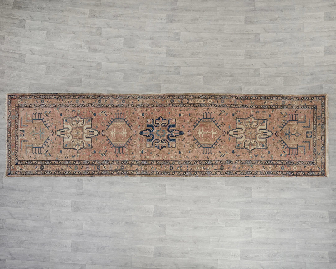 Rust Runner Rug 3' 3" x 12' 11" | No. VR75414