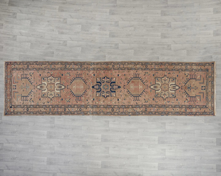Rust Runner Rug 3' 3" x 12' 11" | No. VR75414