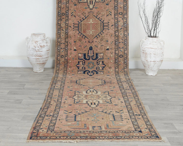Rust Runner Rug 3' 3" x 12' 11" | No. VR75414