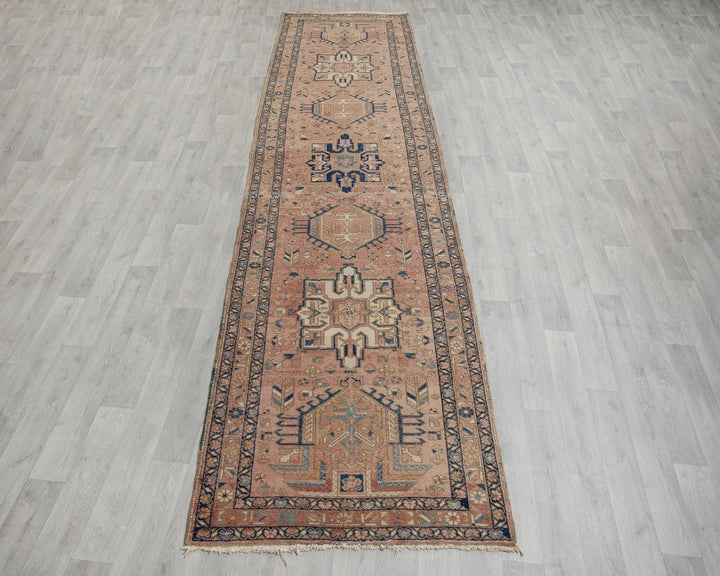 Rust Runner Rug 3' 3" x 12' 11" | No. VR75414
