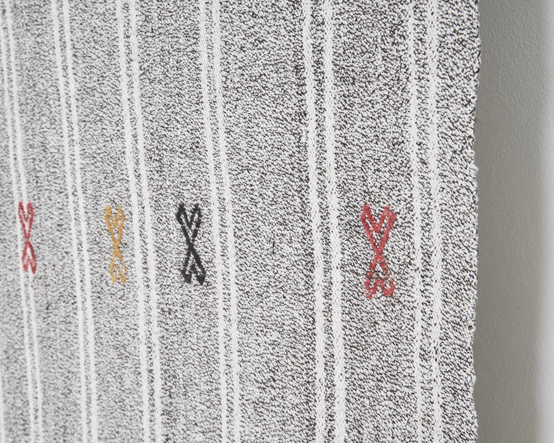 Gray Kilim Rug 5' 1" x 7' 1" | No. VR75459