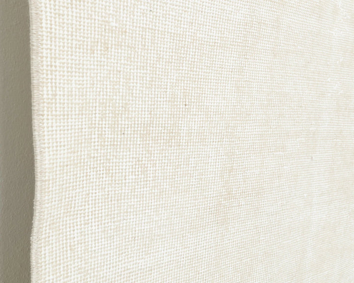 White Turkish Oushak Rug 6' 5" x 10' 1" Hand-Knotted | No. VR75653