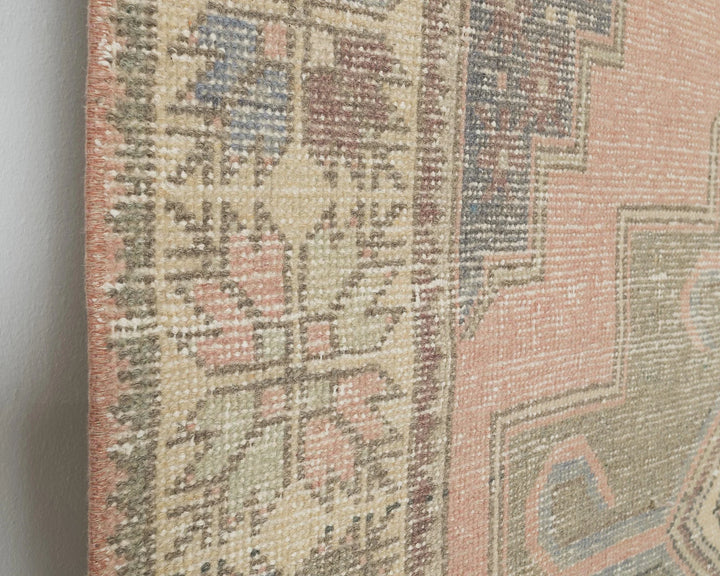 Multicolor Turkish Vintage Rug 4' 7" x 9' 2" Hand-Knotted | No. VR75796