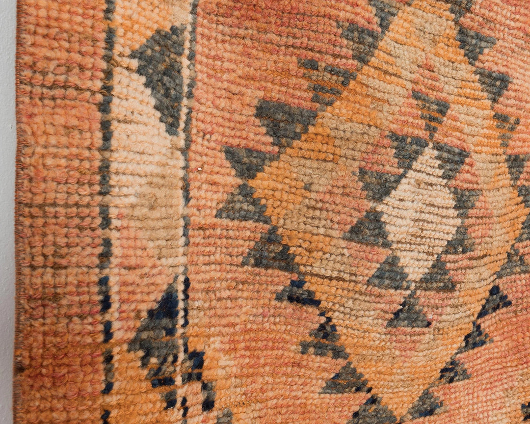 Multicolor Turkish Oushak Rug 2'8" x 12'2" Hand-Knotted | No. VR75879