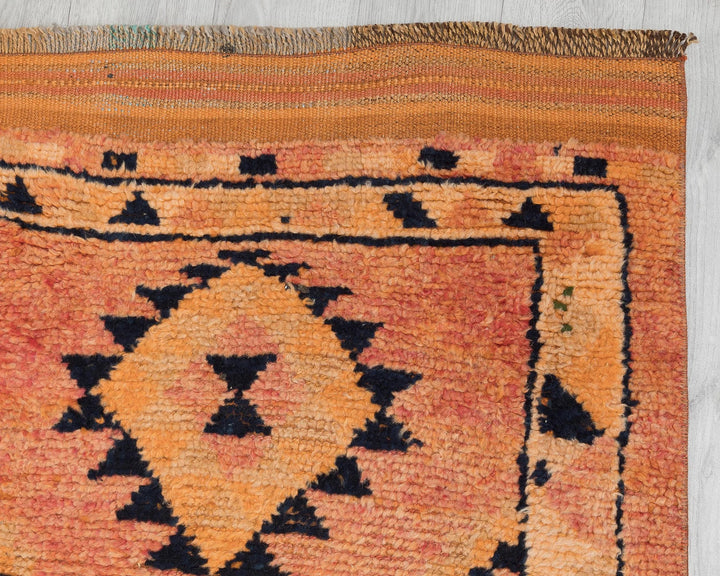 Multicolor Turkish Oushak Rug 2'8" x 12'2" Hand-Knotted | No. VR75879