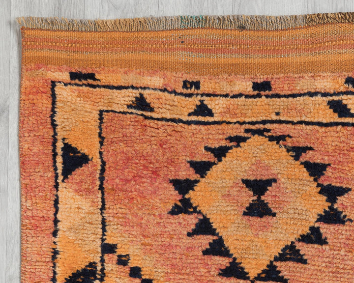 Multicolor Turkish Oushak Rug 2'8" x 12'2" Hand-Knotted | No. VR75879