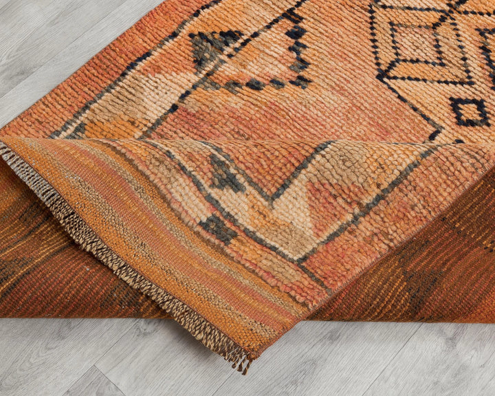 Multicolor Turkish Oushak Rug 2'8" x 12'2" Hand-Knotted | No. VR75879