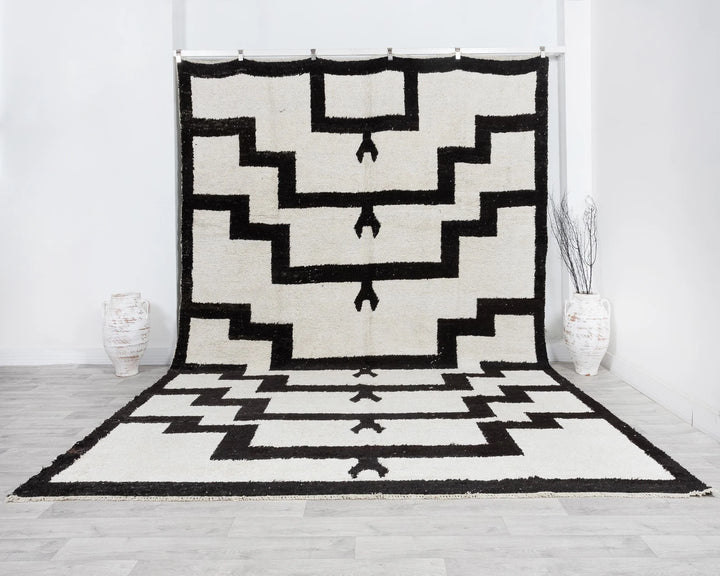 Black Vintage Turkish Rug 9' 5" x 12' 5" | No. VR76038