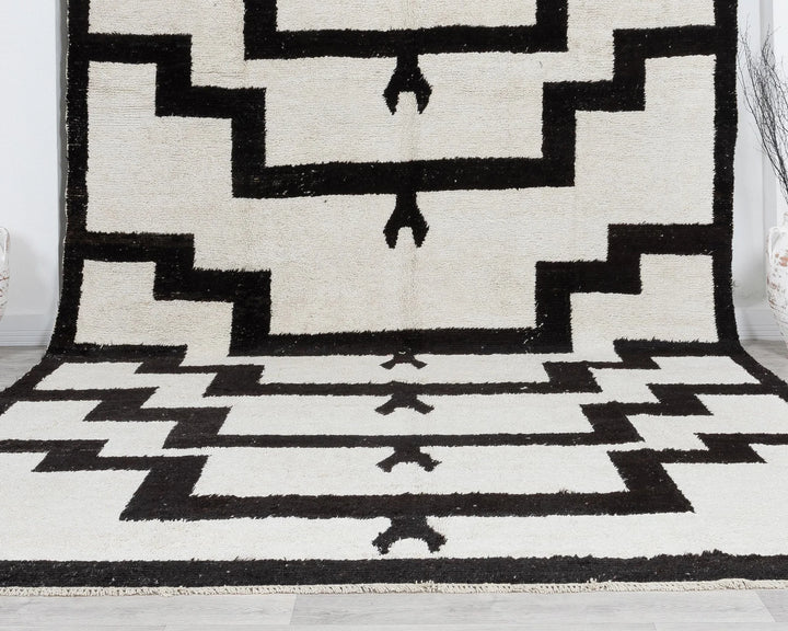 Black Vintage Turkish Rug 9' 5" x 12' 5" | No. VR76038