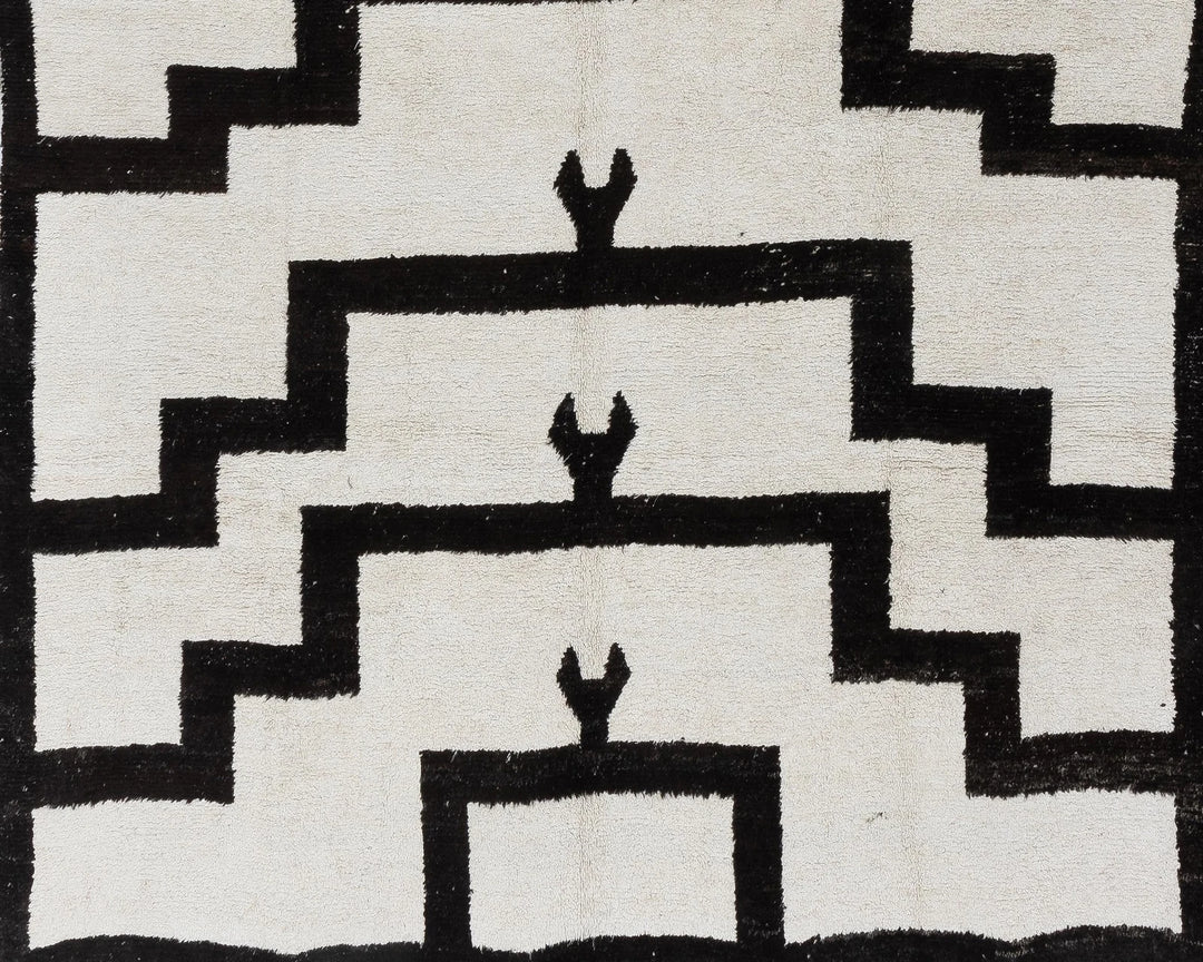 Black Vintage Turkish Rug 9' 5" x 12' 5" | No. VR76038
