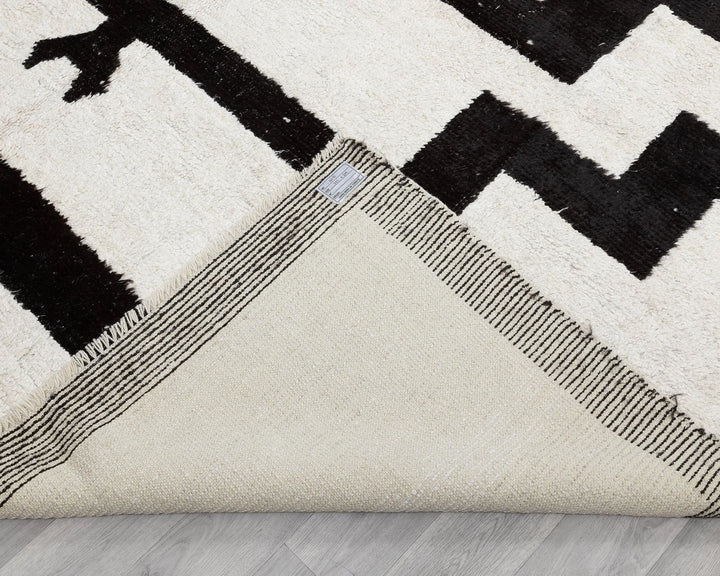 Black Vintage Turkish Rug 9' 5" x 12' 5" | No. VR76038