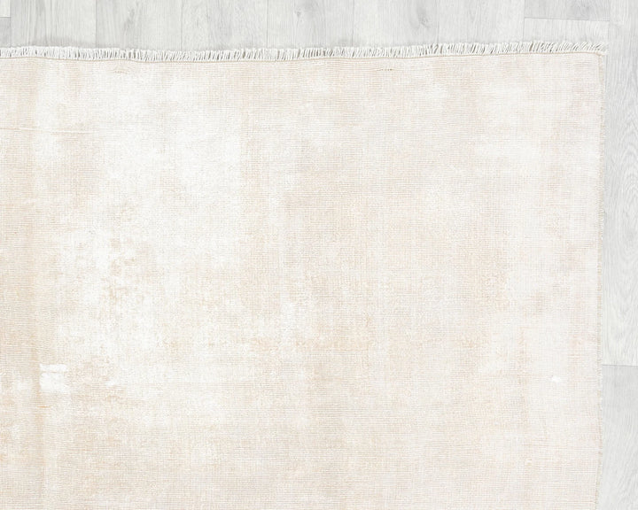 Beige Turkish Oushak Rug 5' 5" x 7' 8" Hand-Knotted | No. VR76050
