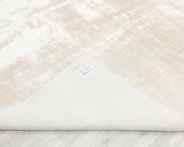 Beige Turkish Oushak Rug 5' 5" x 7' 8" Hand-Knotted | No. VR76050