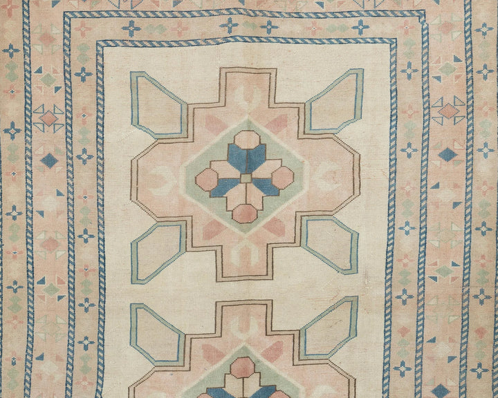 Multicolor Turkish Oushak Rug 5' 8" x 7' 7" Hand-Knotted | No. VR76164