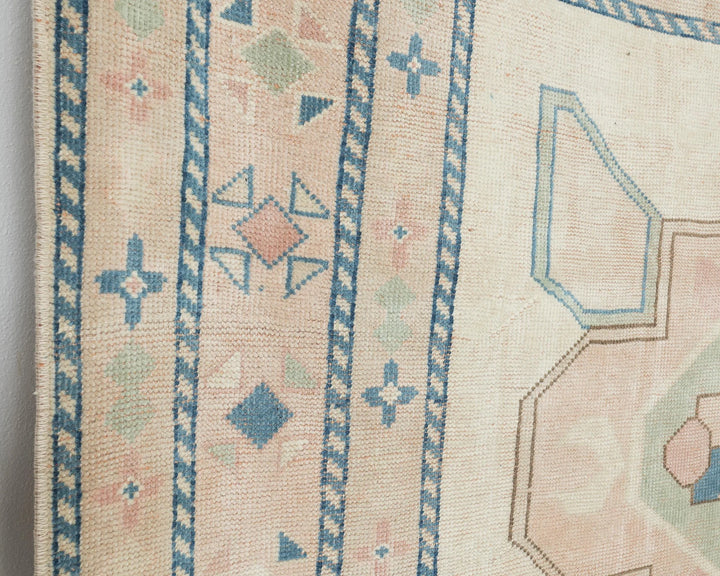 Multicolor Turkish Oushak Rug 5' 8" x 7' 7" Hand-Knotted | No. VR76164