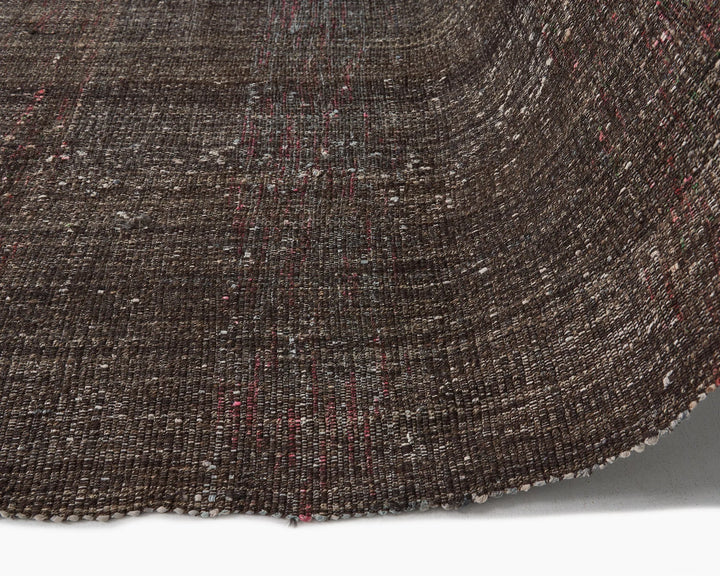 Brown Turkish Kilim Rug 8' 10" x 12' Flat-Weave | No. VR76768