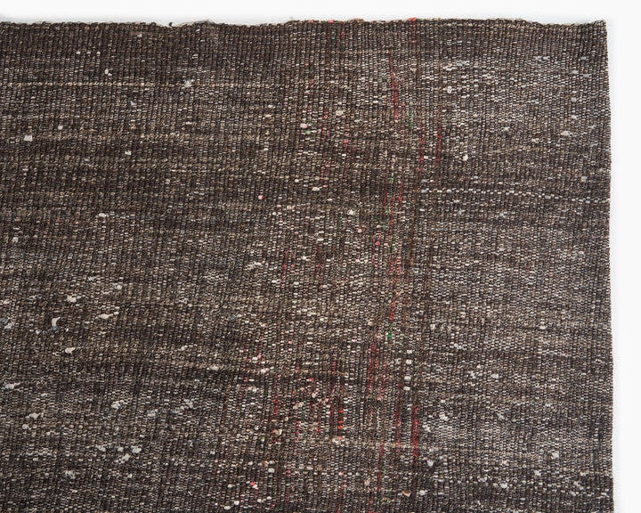Brown Turkish Kilim Rug 8' 10" x 12' Flat-Weave | No. VR76768