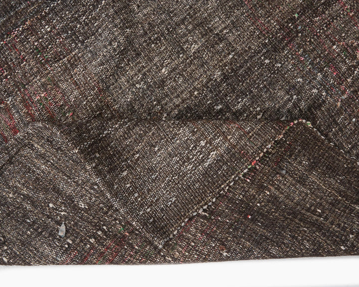 Brown Turkish Kilim Rug 8' 10" x 12' Flat-Weave | No. VR76768