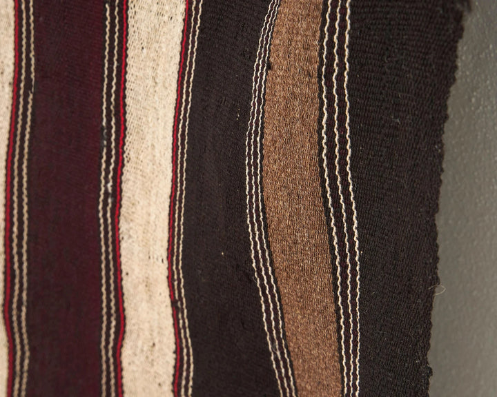 Brown Turkish Kilim Rug 5' 1" x 7' 5" Flat-Weave | No. VR76769