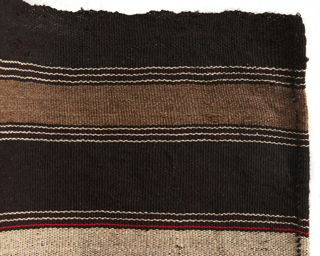 Brown Turkish Kilim Rug 5' 1" x 7' 5" Flat-Weave | No. VR76769