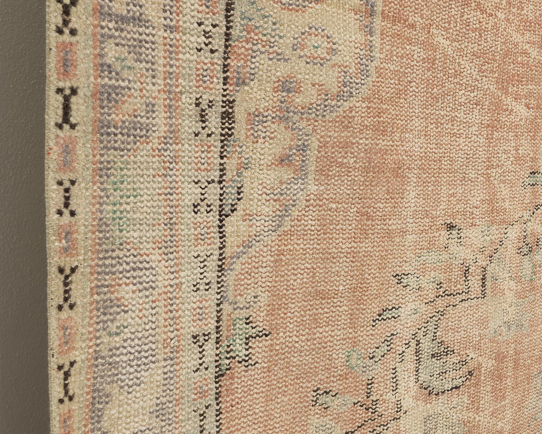 Multicolor Turkish Oushak Rug 5'8" x 8'5" Hand-Knotted | No. VR76900