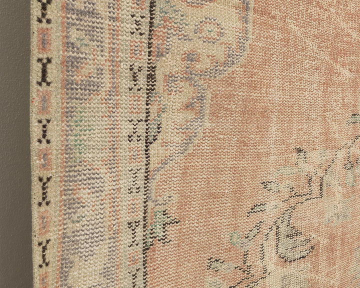 Multicolor Turkish Oushak Rug 5'8" x 8'5" Hand-Knotted | No. VR76900
