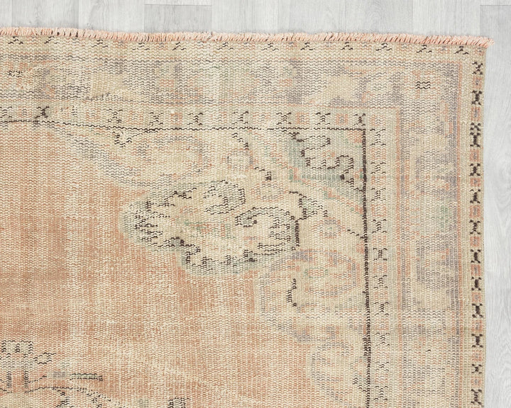 Multicolor Turkish Oushak Rug 5'8" x 8'5" Hand-Knotted | No. VR76900