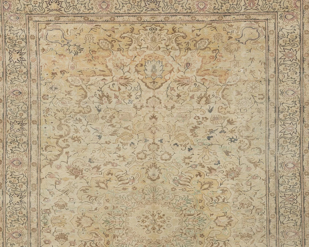 Multicolor Turkish Oushak Rug 6'7" x 9'8" Hand-Knotted | No. VR77091