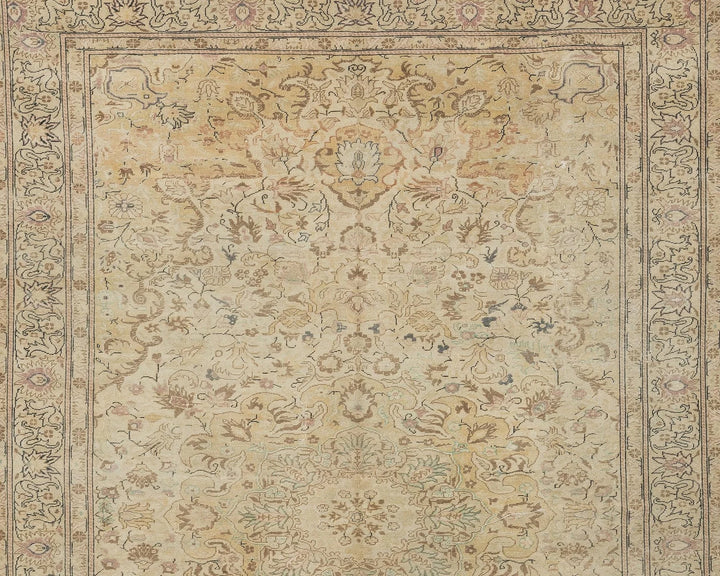 Multicolor Turkish Oushak Rug 6'7" x 9'8" Hand-Knotted | No. VR77091