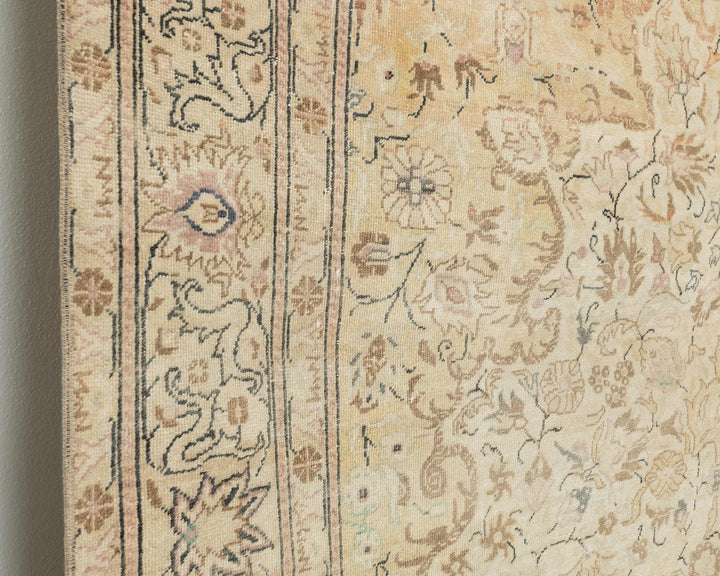 Multicolor Turkish Oushak Rug 6'7" x 9'8" Hand-Knotted | No. VR77091