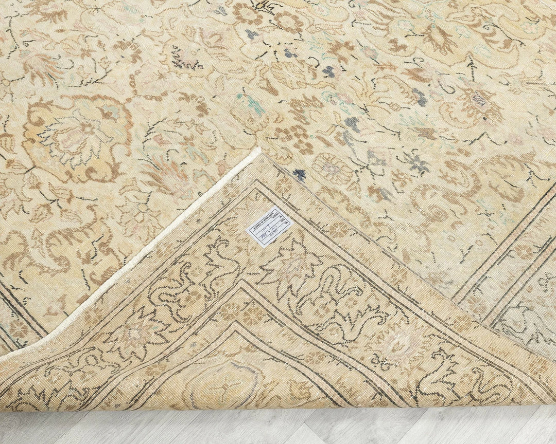 Multicolor Turkish Oushak Rug 6'7" x 9'8" Hand-Knotted | No. VR77091