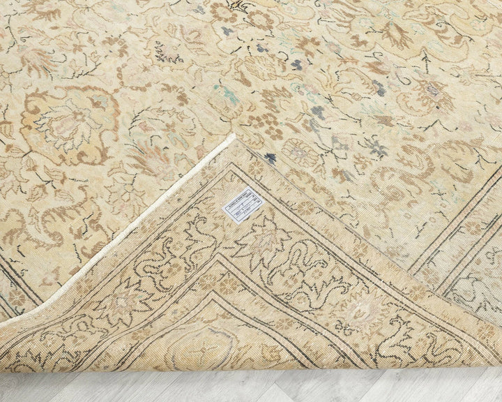 Multicolor Turkish Oushak Rug 6'7" x 9'8" Hand-Knotted | No. VR77091