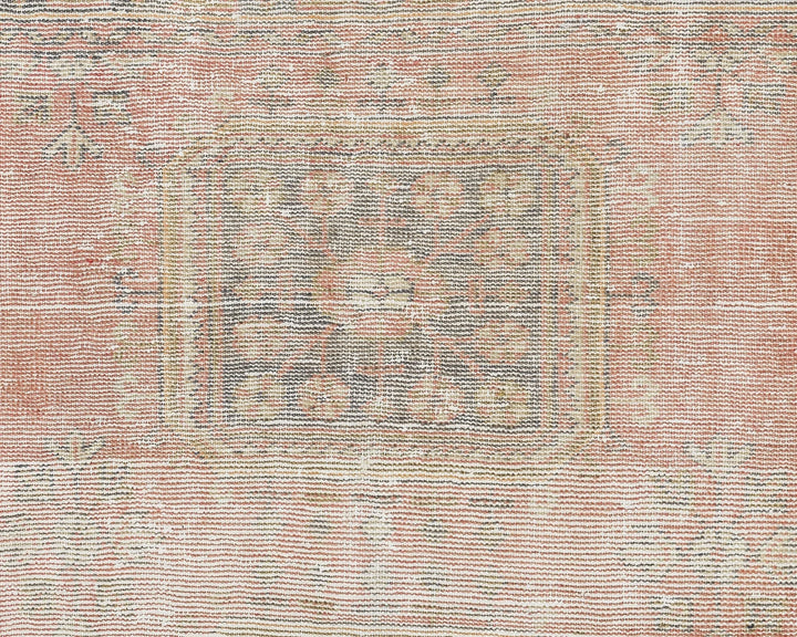 Multicolor Turkish Vintage Rug 3' 4" x 12' 4" Hand-Knotted | No. VR77150